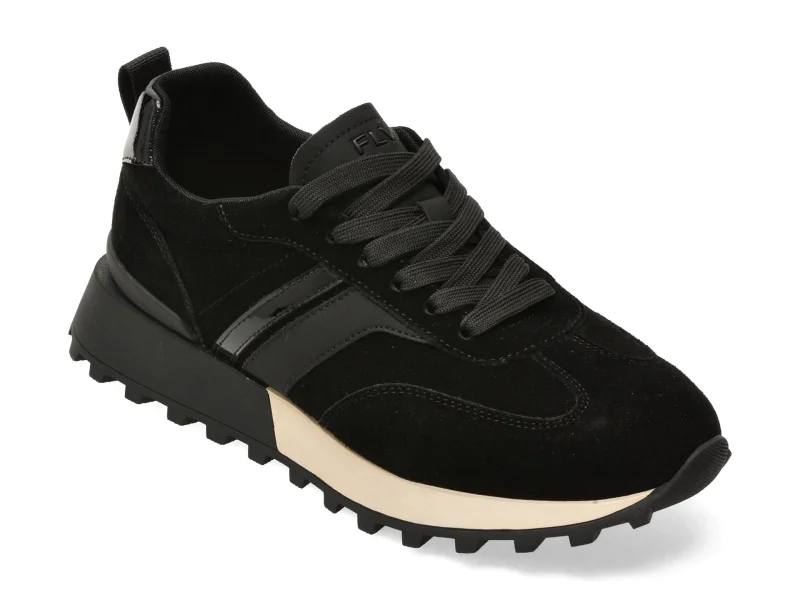 Pantofi sport FLAVIA PASSINI negri, 1850908, din piele intoarsa