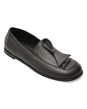 Mocasini EPICA negri, 5002840, din piele naturala