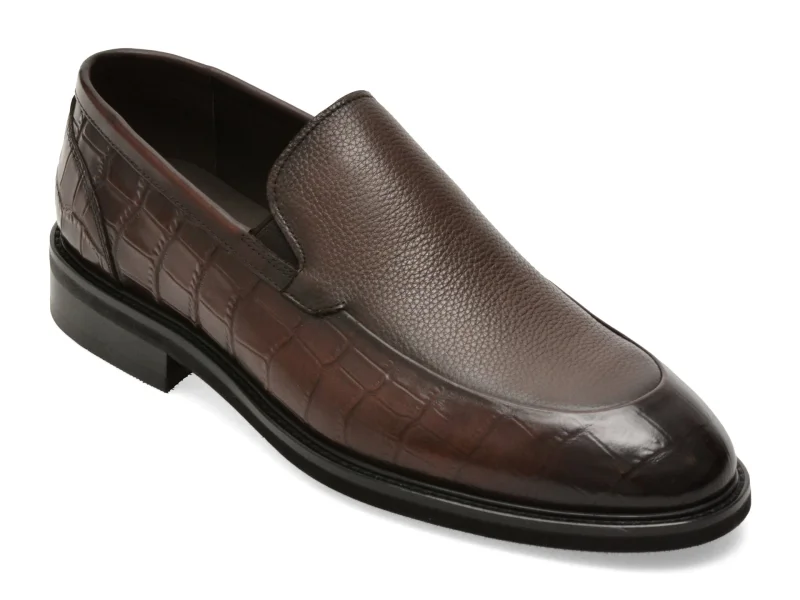 Pantofi eleganti EPICA maro, 2478, din piele naturala