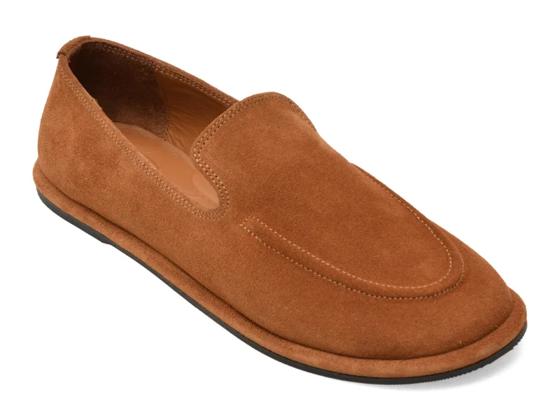 Pantofi EPICA maro, 5002689, din piele intoarsa