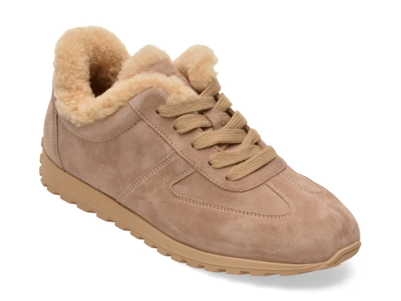 Pantofi sport GRYXX bej, 975B201, din piele intoarsa