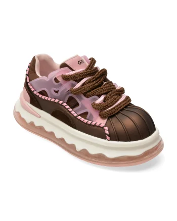 Pantofi sport GRYXX maro, 20695, din piele ecologica