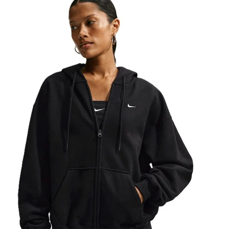 Hanorac Nike W NK STDO FLC MW OS FZ HDY
