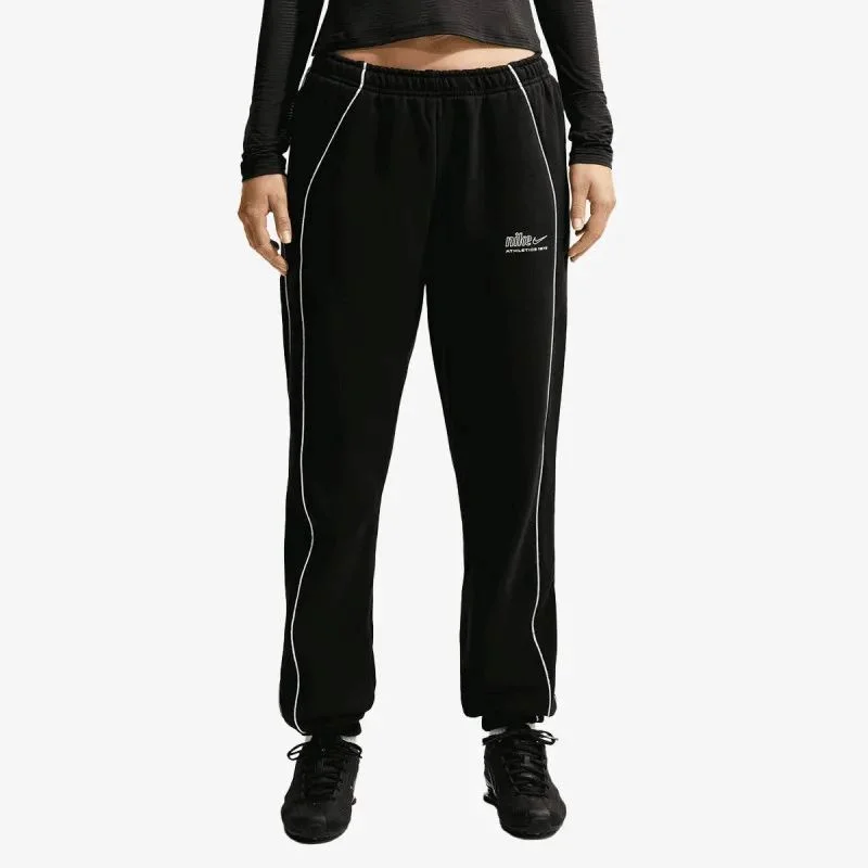 Pantaloni Nike W NK STDO FLC MW MR AD CFF PNT