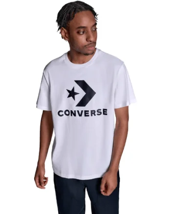 Tricou barbati Converse Star Chev Logo Tee CVM5T458-WHT