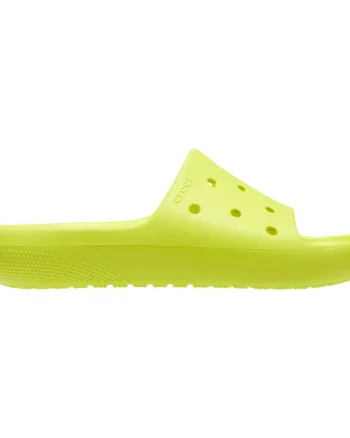Papuci Crocs Classic Slide V2 Verde - Acidity