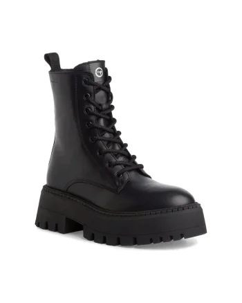 Botine dama -  casual - negru - piele naturala si sintetic -