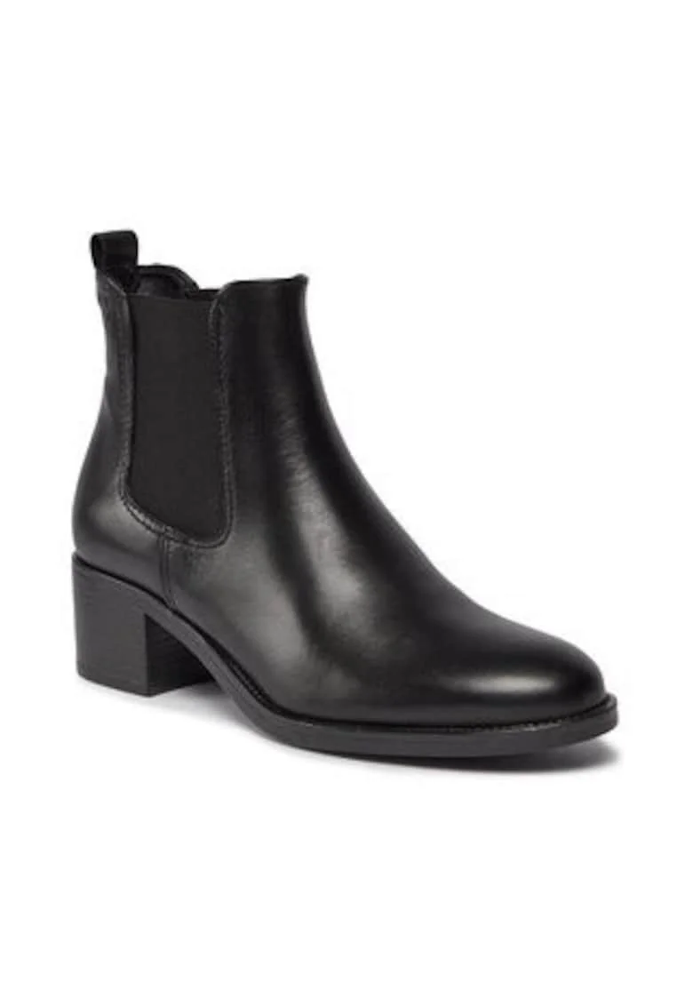 Botine dama 303136574 -  Piele naturala - Negru -
