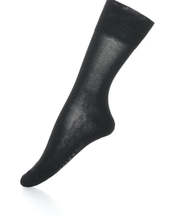 Sosete lungi din amestec de bumbac - cu talpa aderenta Tiago - Negru