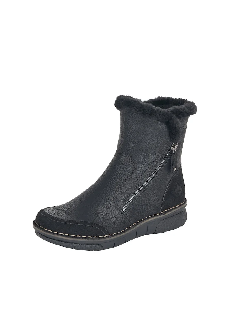 Cizma scurta dama 73371-00 13997 - Negru