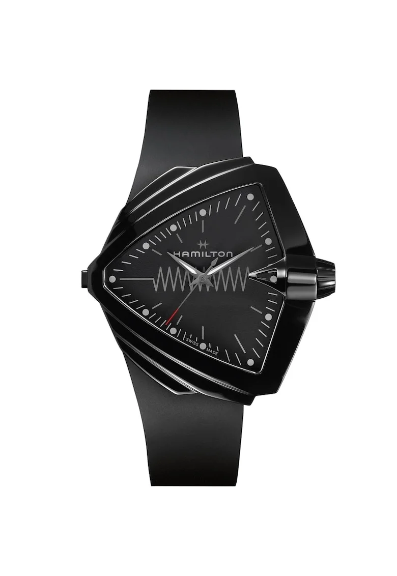 Ceas barbatesc  H24604330 Quartz Negru
