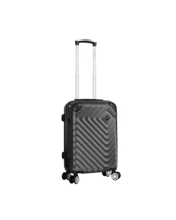 Troler de cabina  SW44103 - ABS - cifru - 4 roti duble - 35L - 55 cm - antracit