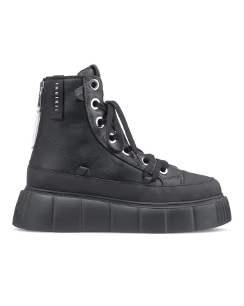 Pantofi sport high-top de piele Matilda - Negru