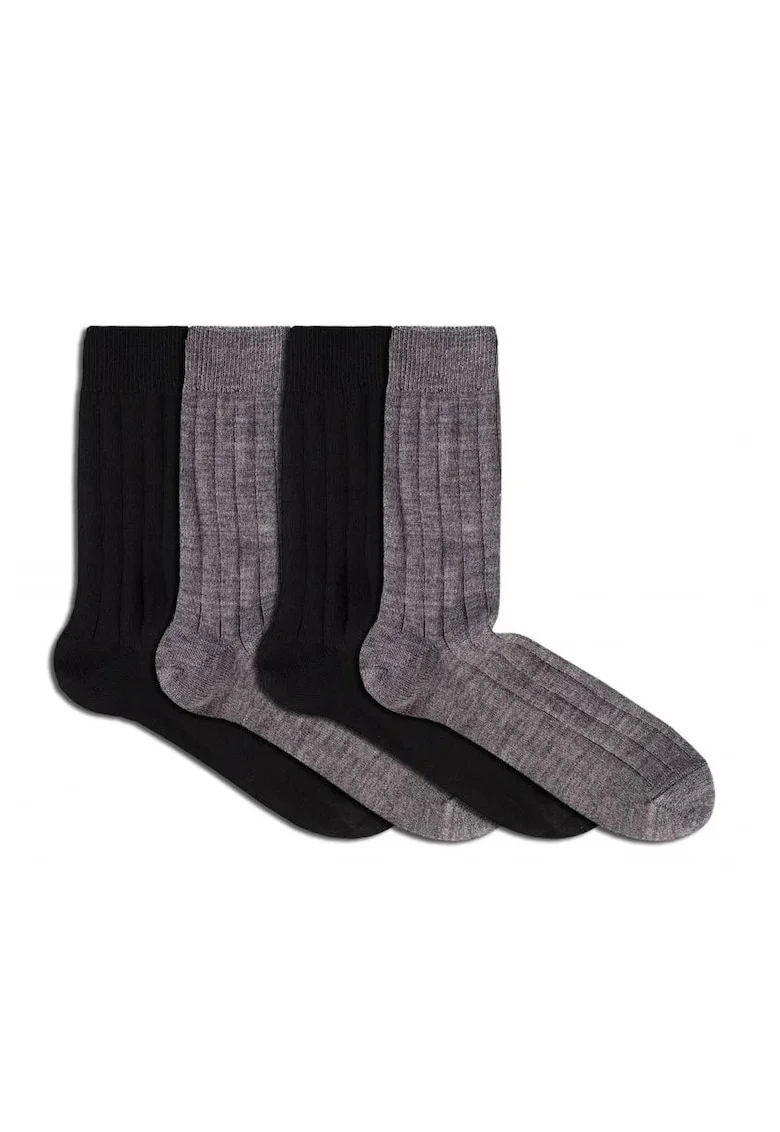 Merino box 4 negru - gri