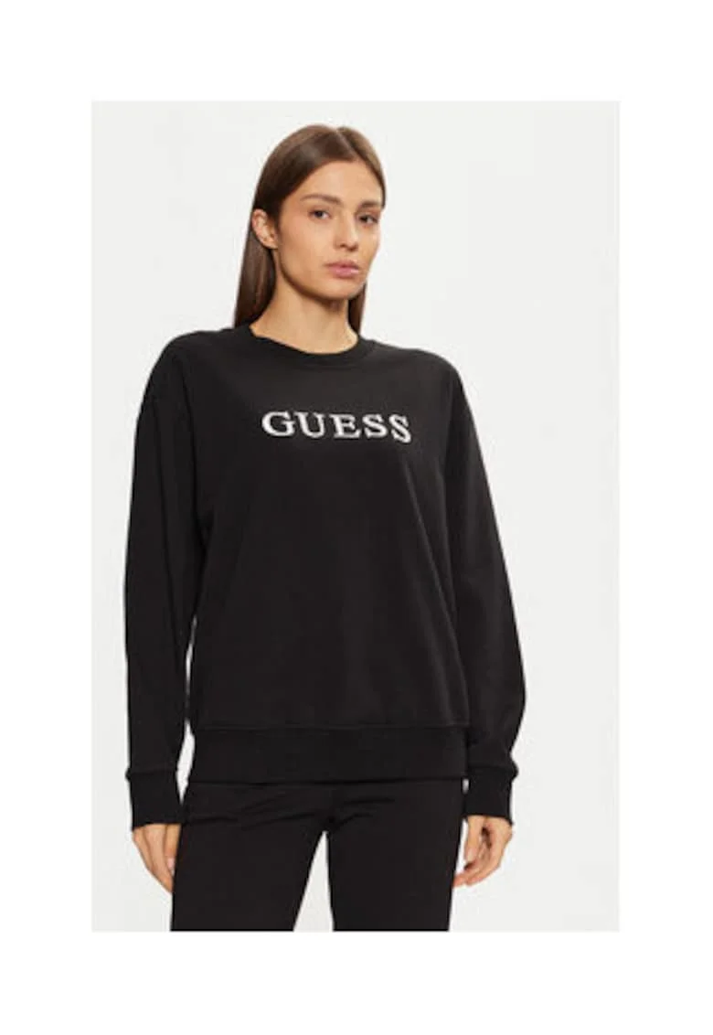 Bluza de trening din amestec de bumbac cu logo in relief