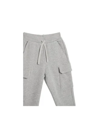 Pantaloni de trening baieti -  Gri - 100% bumbac -