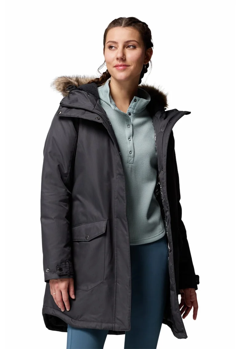Geaca lunga Suttle Mountain - Negru stins