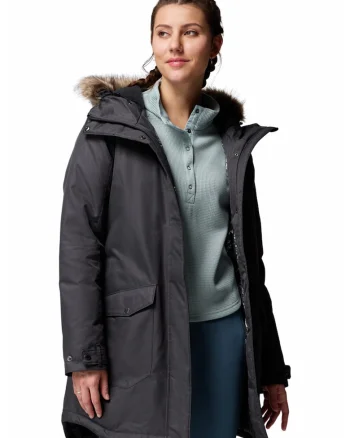 Geaca lunga Suttle Mountain - Negru stins