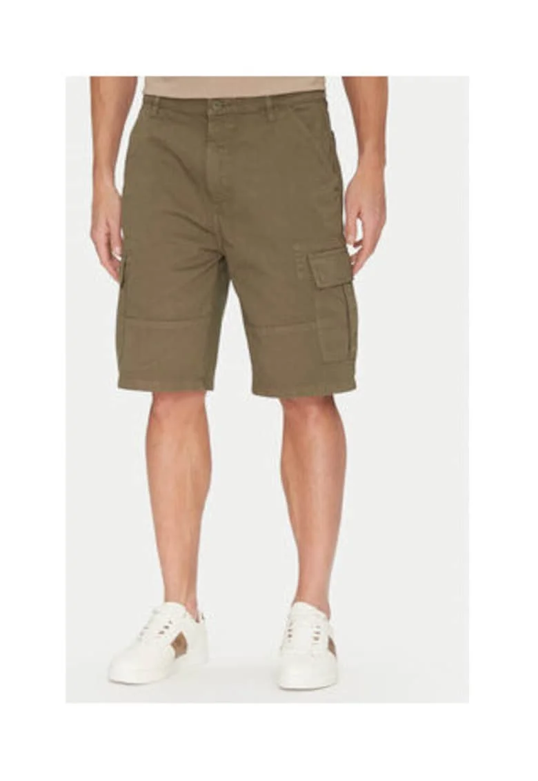 Pantaloni scurti din - Kaki