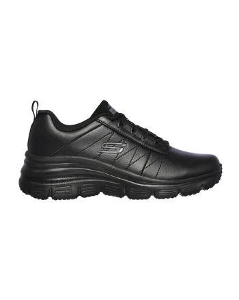 Pantofi sport de piele ecologica cu garnituri de piele Fit-Effortless - Negru
