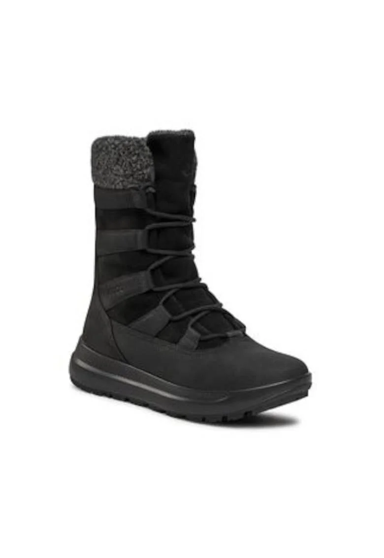Cizme dama -  piele naturala - negru -