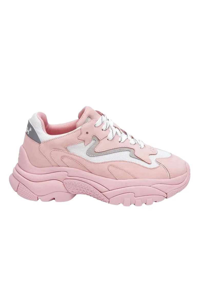 Pantofi sport ASH Addict Bis - roz - piele naturala intoarsa - talpa cauciuc -