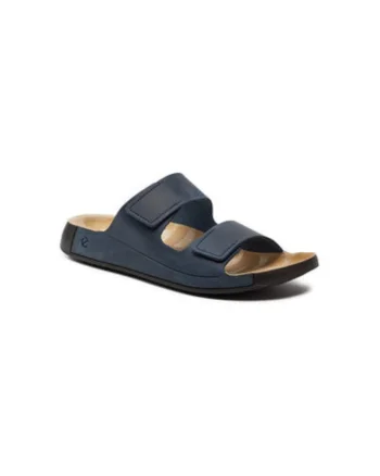 Slapi barbati  50090402038 - Piele naturala - Bleumarin - Bleumarin