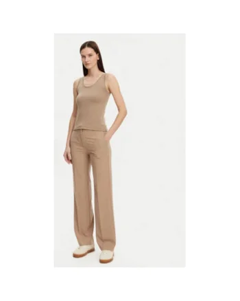 Tricou dama -  304883446 - Bumbac organic - Bej - Bej
