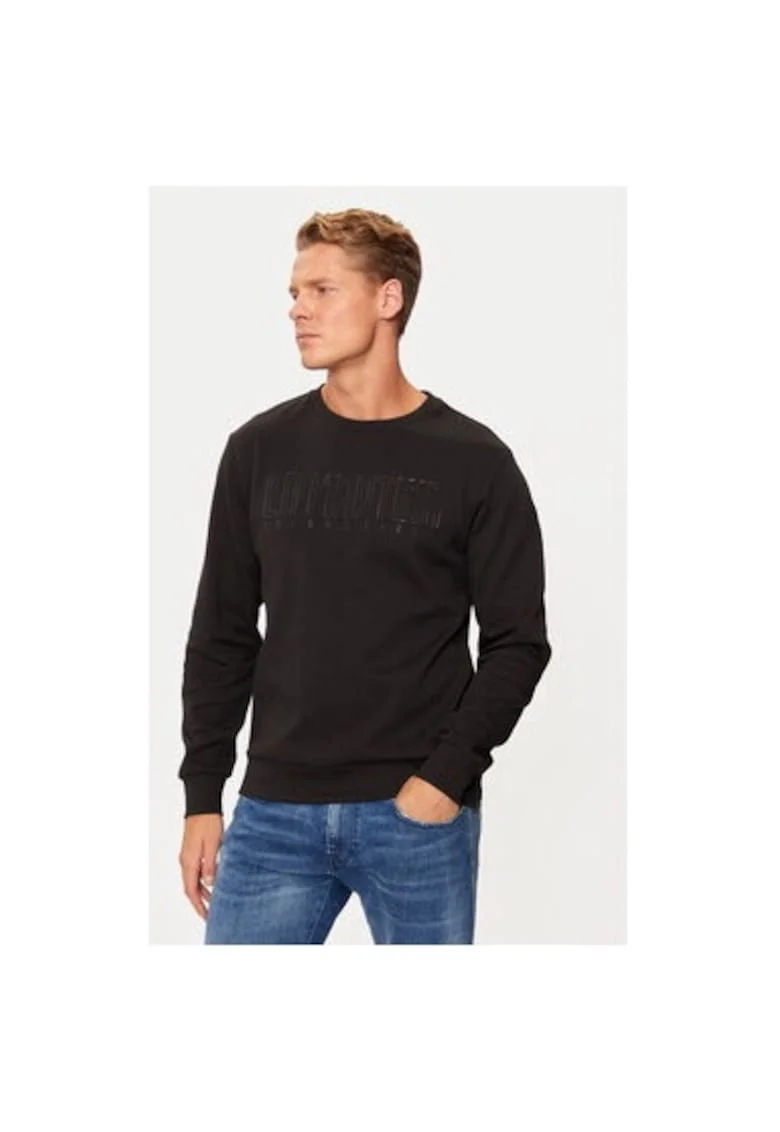 Bluza barbati -  304749346 - Bumbac - Negru - Negru