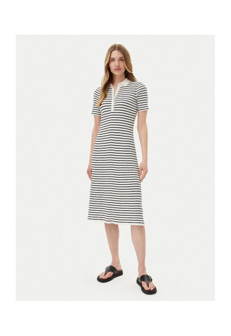 Rochie dama  4502085 - Bumbac organic/Modal - Alb - Alb