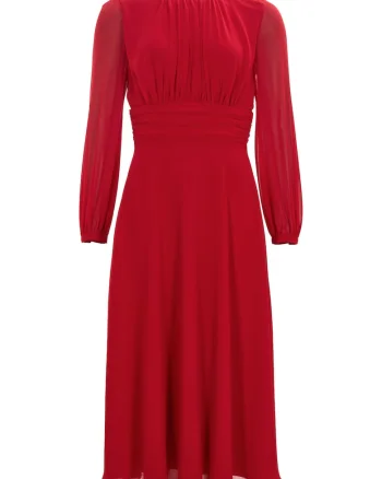 Rochie cocktail dama  5AI09000 - Sintetic - Rosu