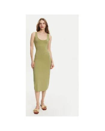 Rochie dama  EBJKD00114 - Poliester/Viscoza - Verde