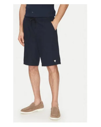 Pantaloni scurti din amestec de in si bumbac
