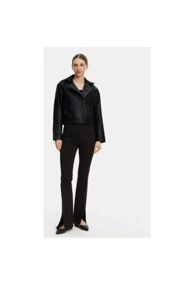 Jacheta dama  P4JJ6XIY - Poliester/Rayon - Negru - Negru