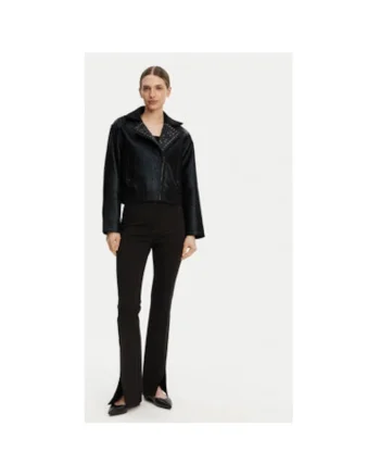 Jacheta dama  P4JJ6XIY - Poliester/Rayon - Negru - Negru