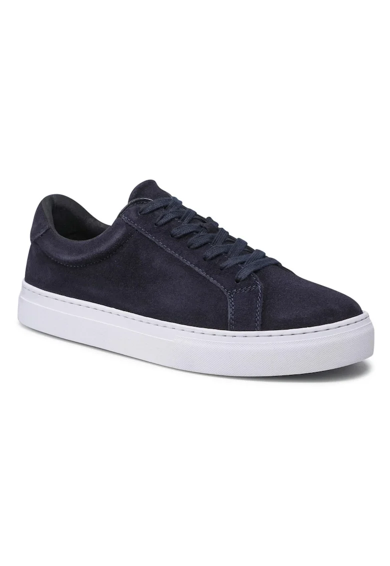 Pantofi sport barbati  Piele naturala/Piele intoarsa - Albastru