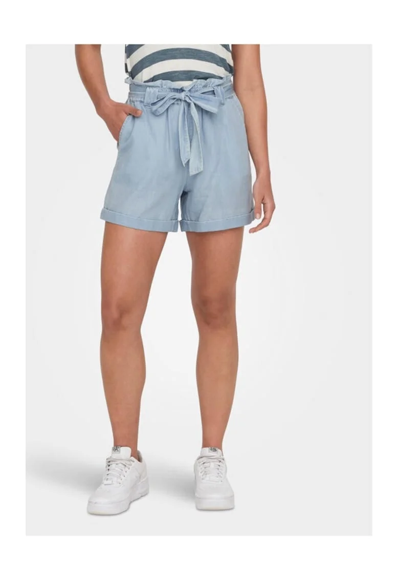 Pantaloni dama -  18919 - Bumbac - Albastru celest
