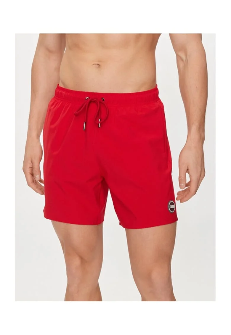 Short de baie barbati -  55563 - Poliester - Rosu