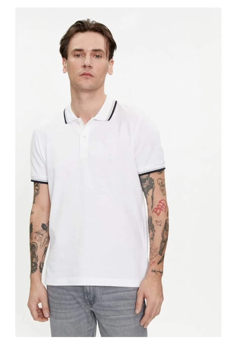 Tricou barbati -  889135 - Alb - Bumbac