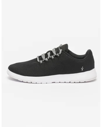 Pantofi sport de lana cu sireturi contrastante Barkly - Negru