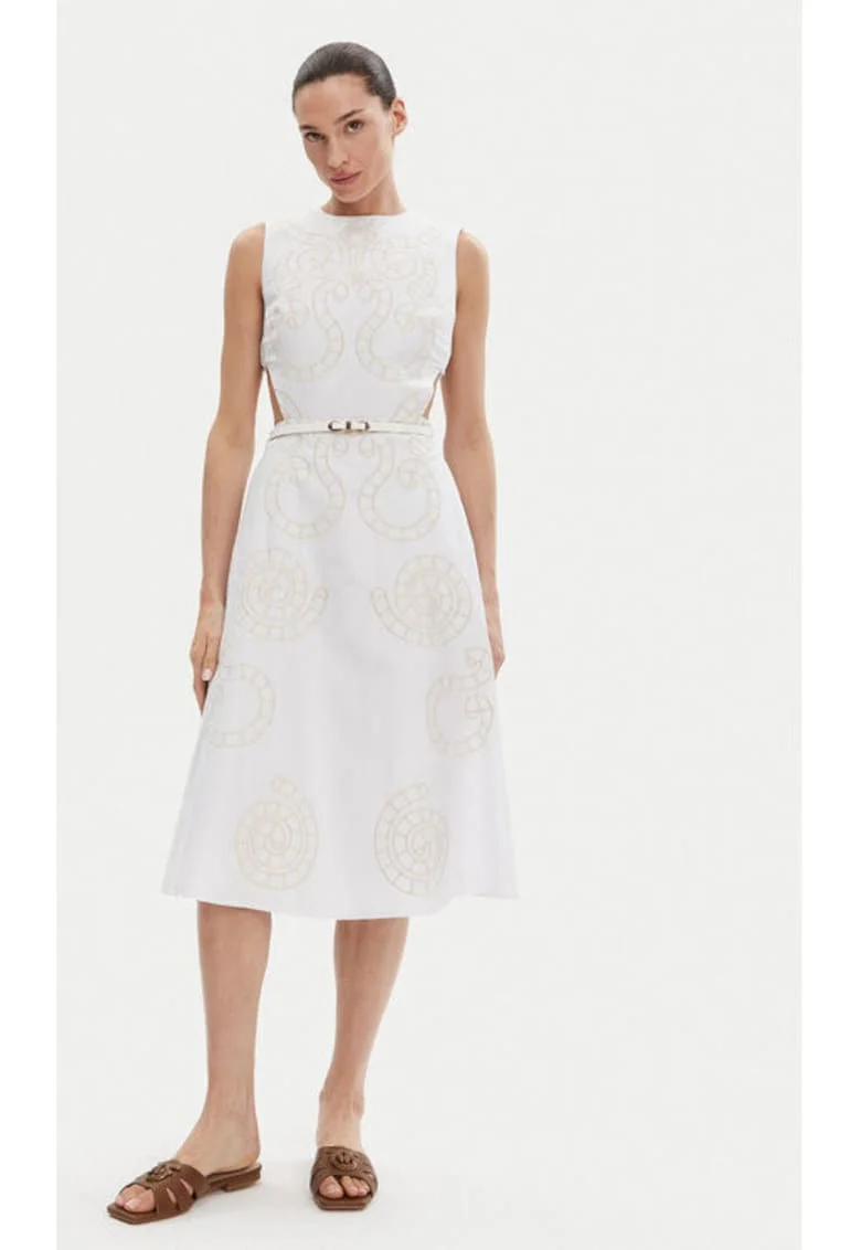 Rochie dama -  304772344 - Bumbac - Alb - Alb
