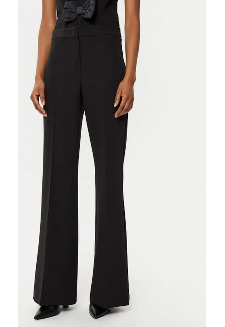Pantaloni dama -  305194503 - Poliester - Negru - Negru