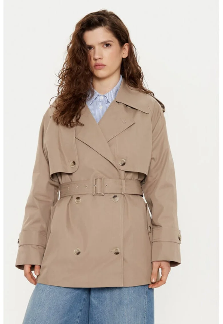 Trench dama -  305182982 - Bumbac/Poliester - Bej - Bej
