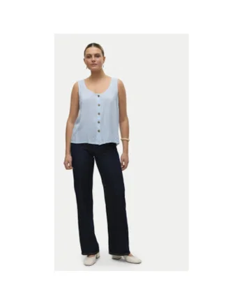 Tricou dama -  304951640 - Viscoza - Albastru - Albastru