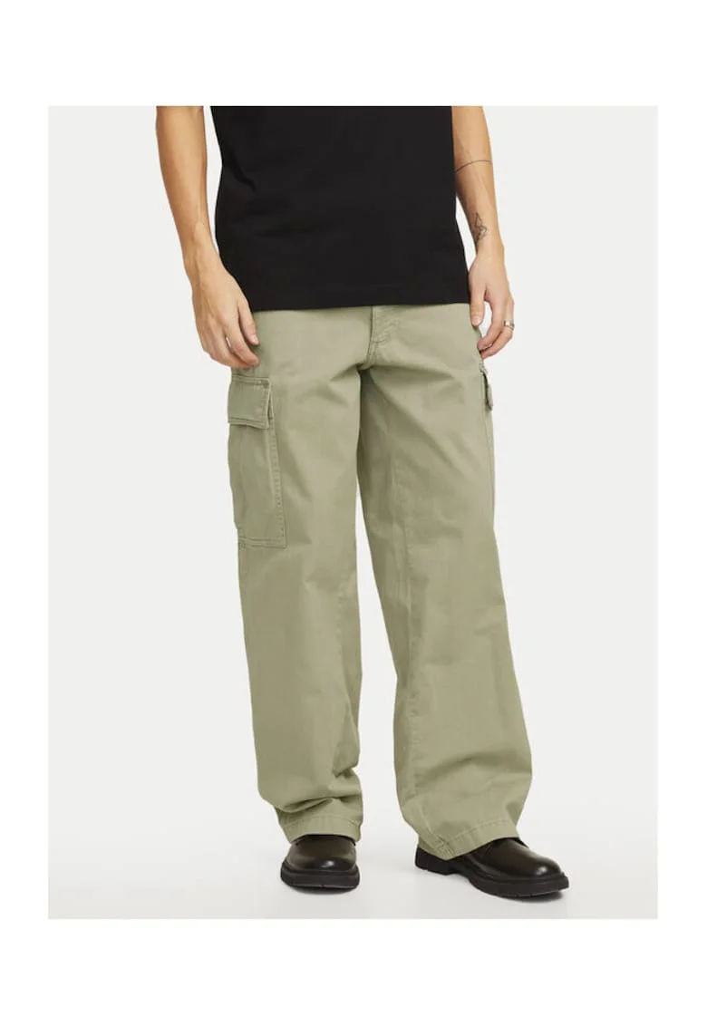 Pantaloni barbati -  304801143 - Bumbac/Bumbac - Bej - Bej