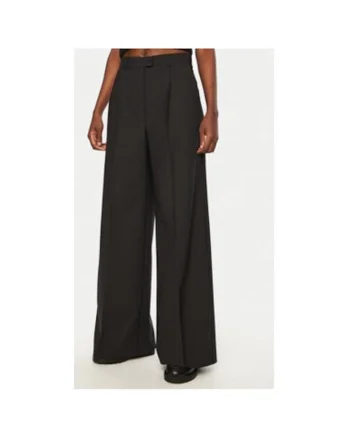 Pantaloni dama -  304944260 - Poliester reciclat/Lana - Gri - Gri