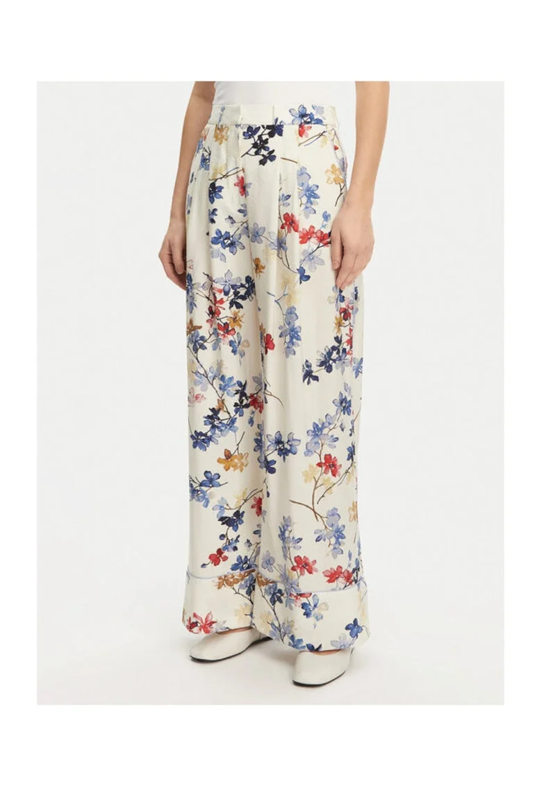 Pantaloni dama -  304893032 - Viscoza - Multicolor - Multicolor