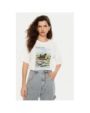 Tricou dama -  304891502 - Bumbac organic - Alb - Alb
