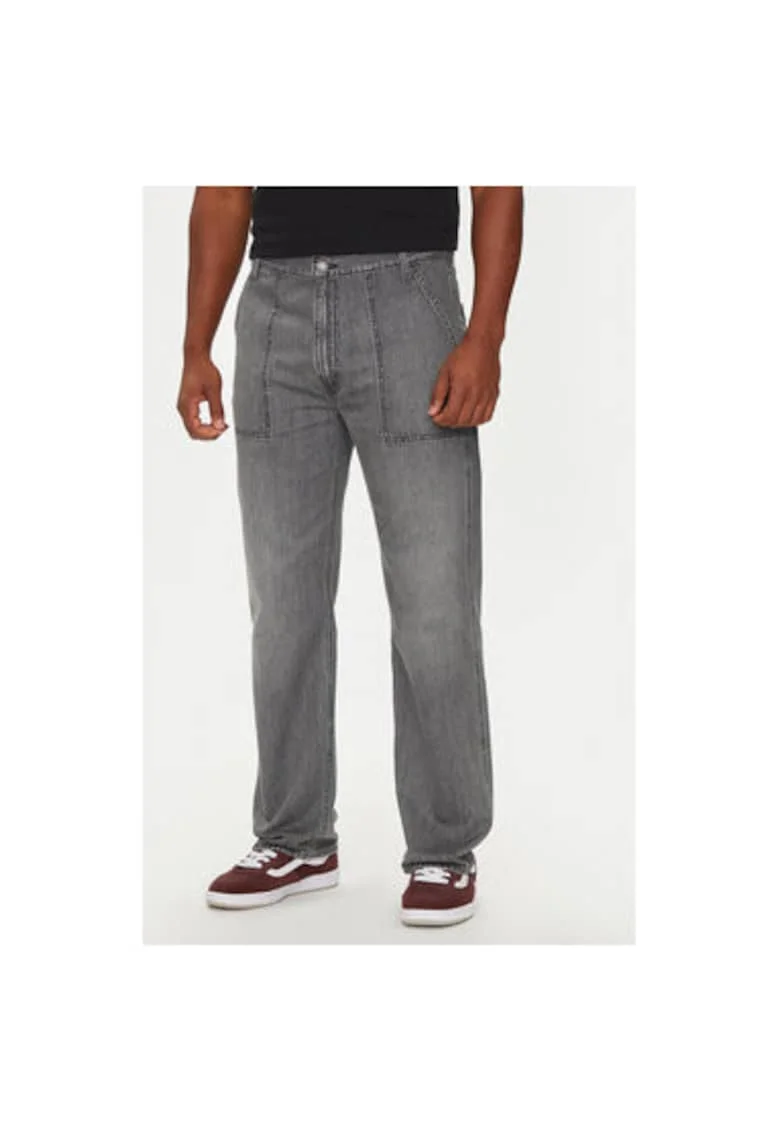 Blugi barbati -  304229404 - Bumbac - Gri - Gri