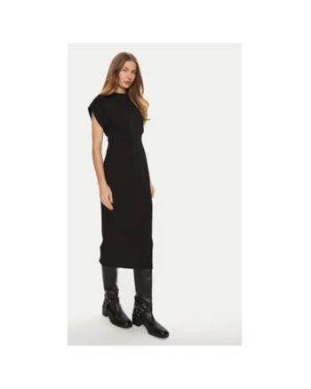 Rochie dama -  304991134 - Poliester/Rayon - Negru - Negru
